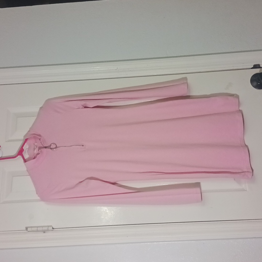 Heart & Hips Dress With Half Zip-Up & Turtleneck Style